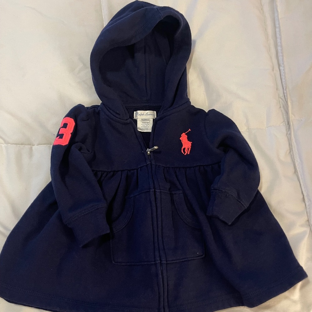 kids Navy blue Ralph Lauren Jacket 6 Months